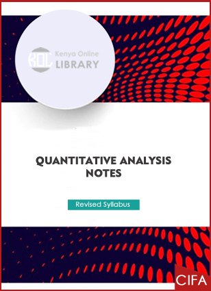 quantitative-analysis-cifa-kasneb-notes-kenya-online-library